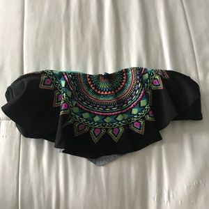 target strapless top